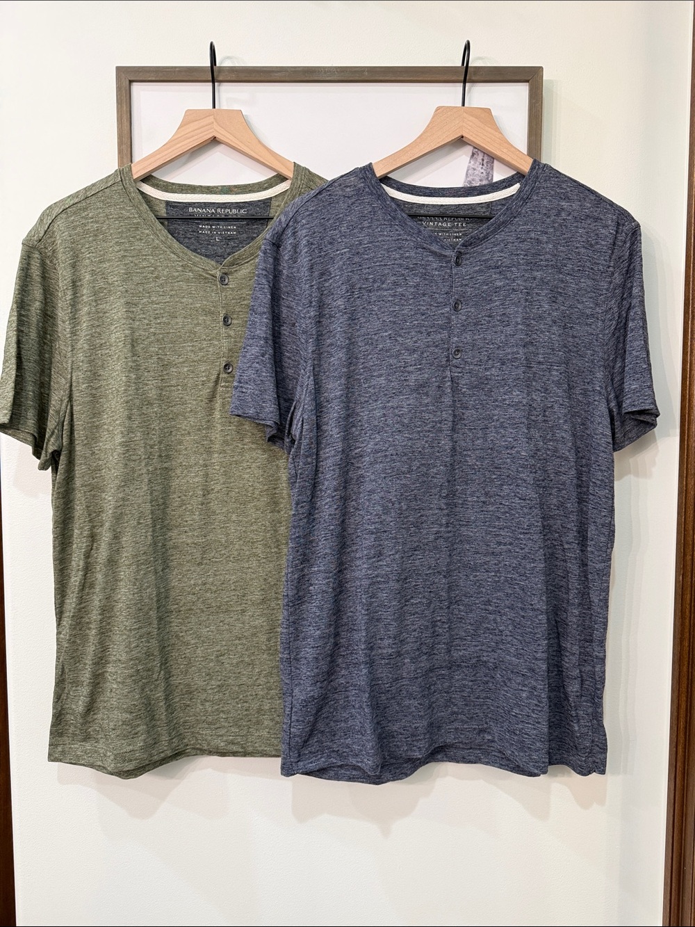 Banana Republic Vintage Tee Shirt, set of 2